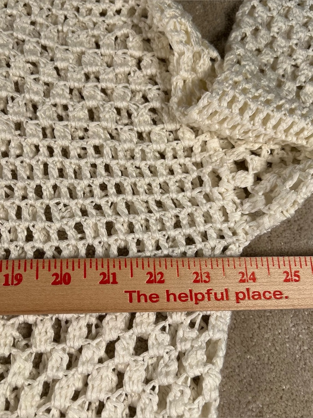 Show Me Your MUMU Cover Up Sweater Paula Pullover White Crochet Beach Vacation L - Picture 9 of 11